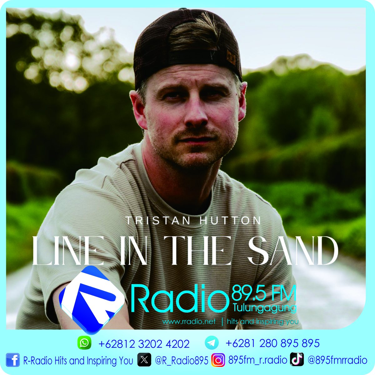 R_Radio895's tweet image. Line In The Sand by Tristan Hutton
He said : “This song is about my journey into music and all that it has done for me. It is a country, pop, rock blend, with lead guitar performed by Jack Dandy.”
Listen single “Line In The Sand” by Tristan Hutton only on 89.5 FM R-Radio.