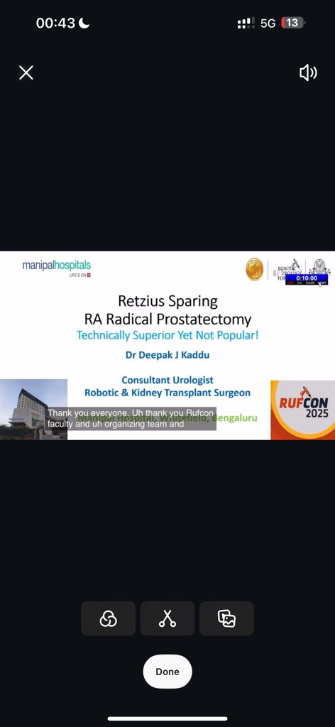 DrDeepakJK's tweet photo. Glad &amp; Proud presenting😊

Retzius Sparing 
Robotic Assisted Radical Prostatectomy!

RUFCON 2025, National conference, Robotic Urology, Jodhpur☺️ 

Thanks, Dr Kishore TA for mentoring🙏

Special thanks Dr Ravimohan &amp; Dr Gautam sir! for the opportunity.🙏

Thanks Dr D Dubey sir🙏 https://t.co/tmR6NYeSHt
