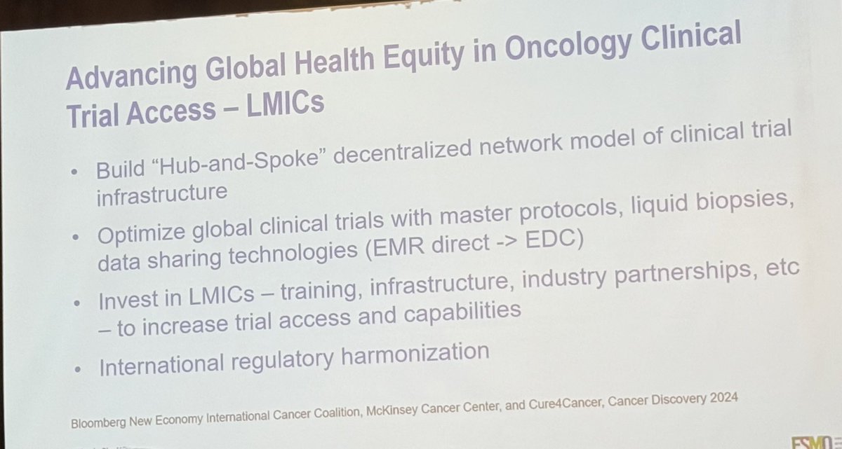 anmwongNZ's tweet image. Always so inspiring @AACRPres Prof Lilian Siu’s Keynote insights @myESMO #ESMOTATAsia25
🌏Play to our strengths & 👀 opportunities to collab/complementary trials
🌏Strategies to improve equity/access to trials
🌏visions for P1 trials to be patient focus, not just 💊focused