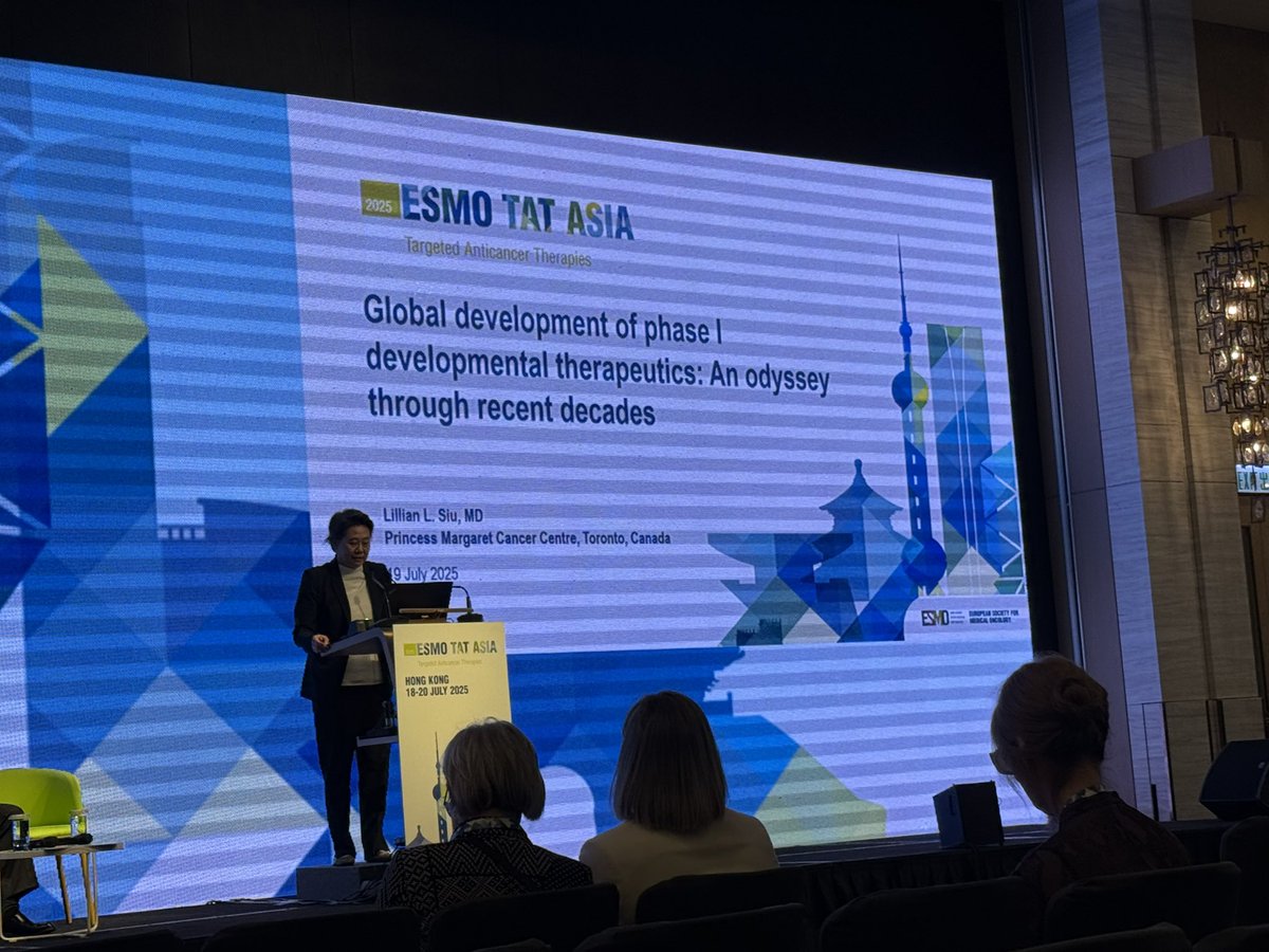 anmwongNZ's tweet image. Always so inspiring @AACRPres Prof Lilian Siu’s Keynote insights @myESMO #ESMOTATAsia25
🌏Play to our strengths & 👀 opportunities to collab/complementary trials
🌏Strategies to improve equity/access to trials
🌏visions for P1 trials to be patient focus, not just 💊focused