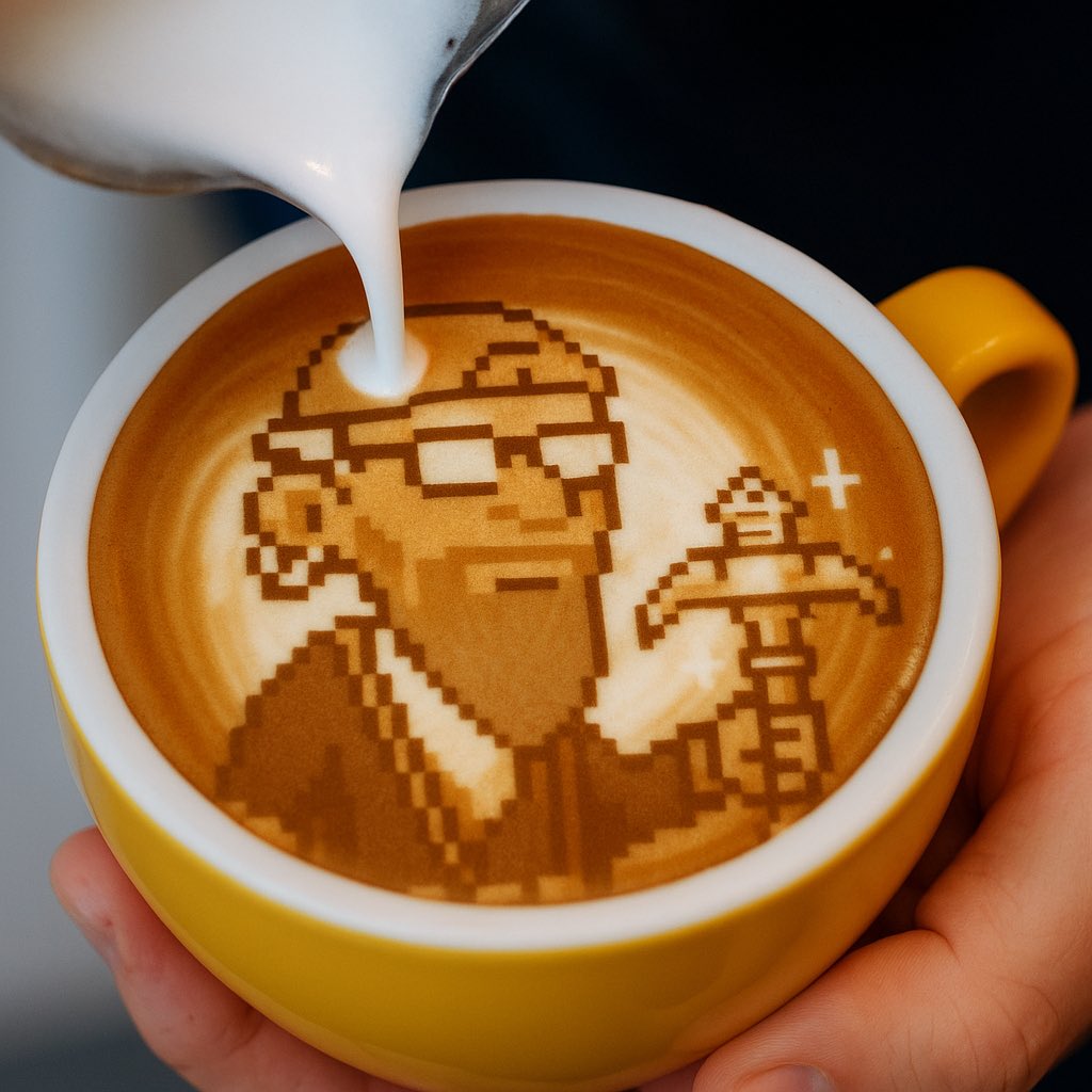 OCM Coffee Club (@ocmcoffeeclub) on Twitter photo GM & Good Morning #Bitcoin & #Ordinals Collectors ☕️
Today’s Latte Art: <a href="/OGsatoshis/">OG Satoshis 🟧⛏️</a> 🟧⛏️ GM & Good Morning #Bitcoin & #Ordinals Collectors ☕️
Today’s Latte Art: <a href="/OGsatoshis/">OG Satoshis 🟧⛏️</a> 🟧⛏️