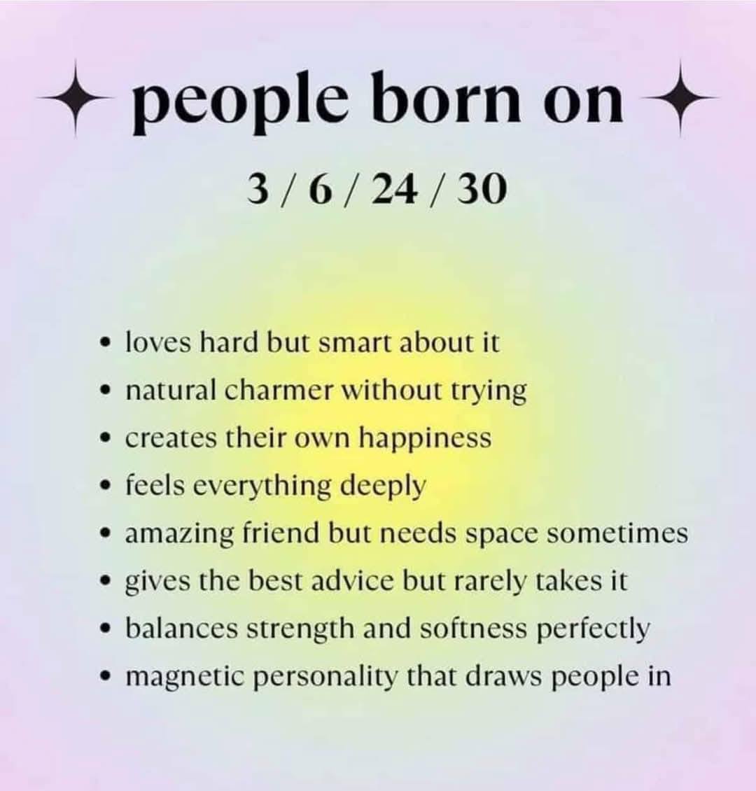 your born?????