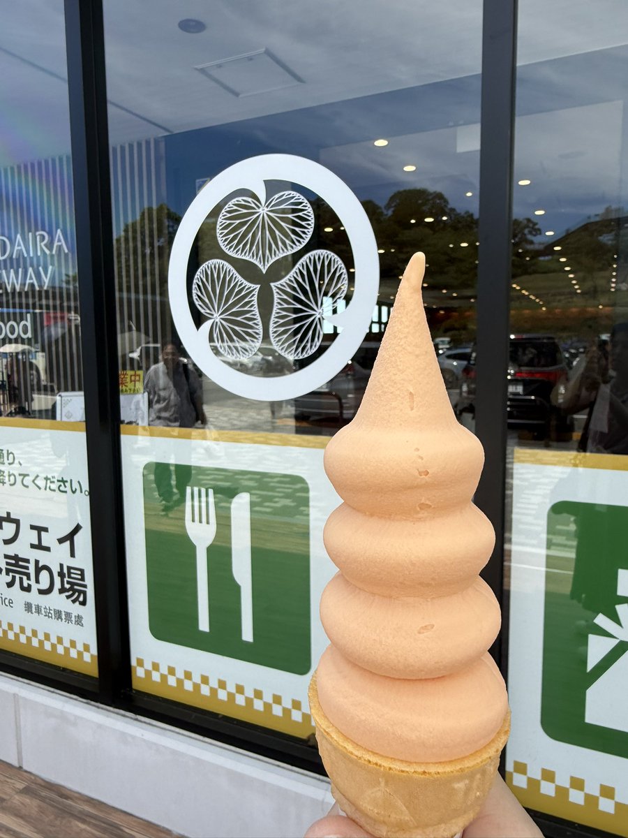 TenandSky's tweet image. みかんソフトクリーム