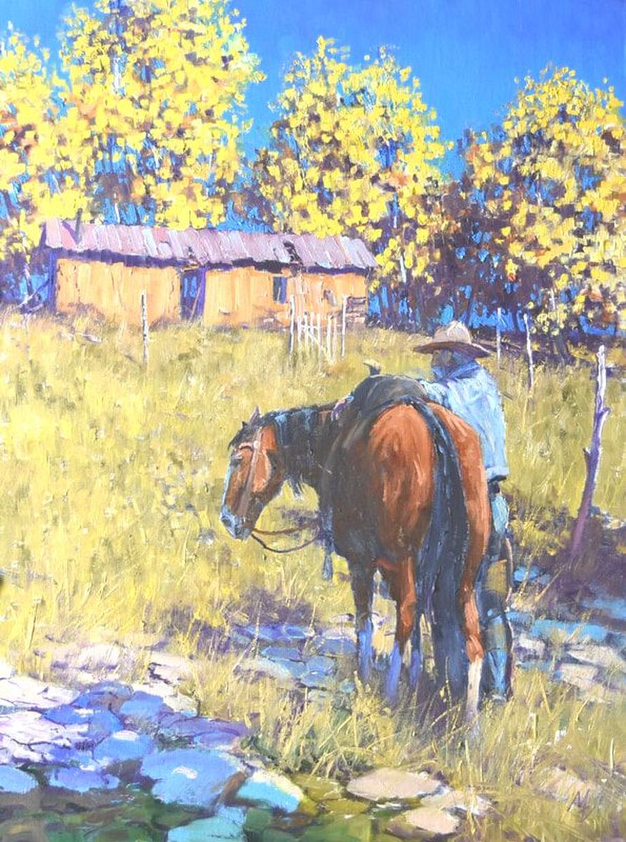 CowboyGospeler's tweet image. As I am becoming an old man, I understand the sadness grandad felt visiting these places from the past. I understand the nature of looking back far into the past, realizing you are ghost walking, those days have long passed on the river of time, never to return.
⏤Michael Untiedt