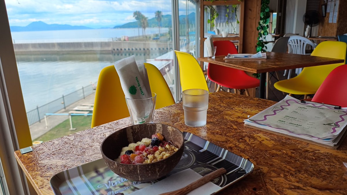 今日はサイクリングついでに宇土まで行って、海とアサイーボウルを堪能して来ました😆✨✨