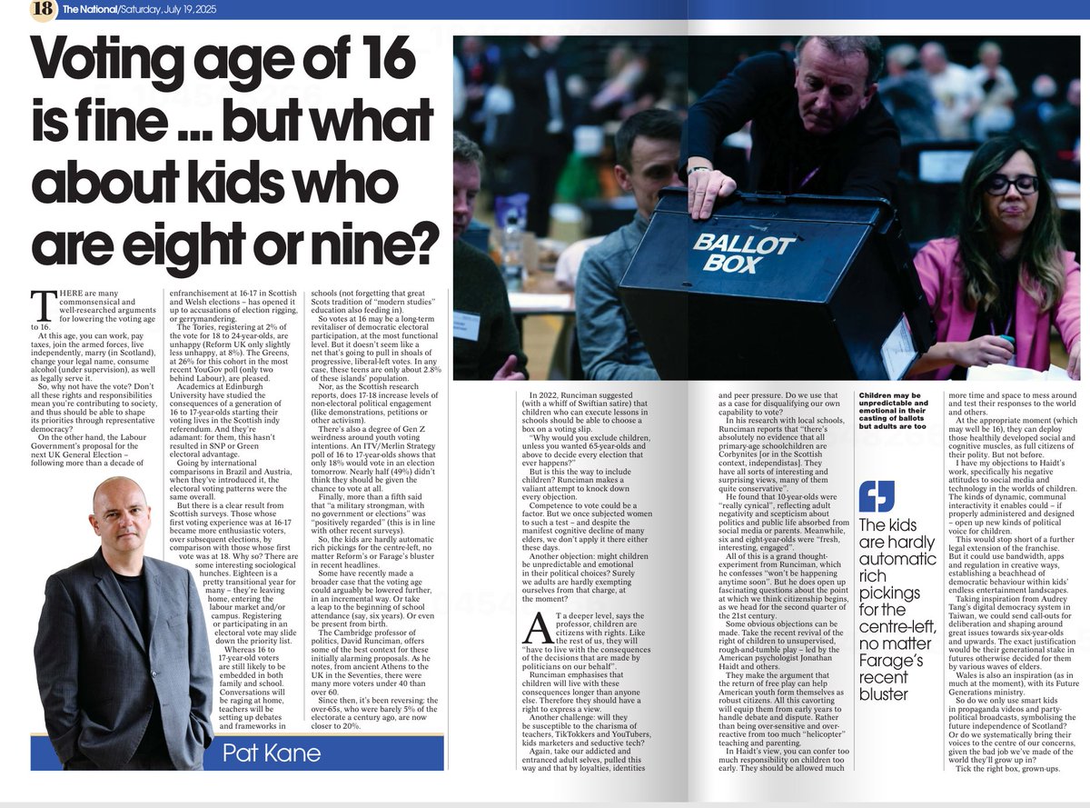 CallmeRayf's tweet image. Typical Nationalist - getting into the minds of the young.