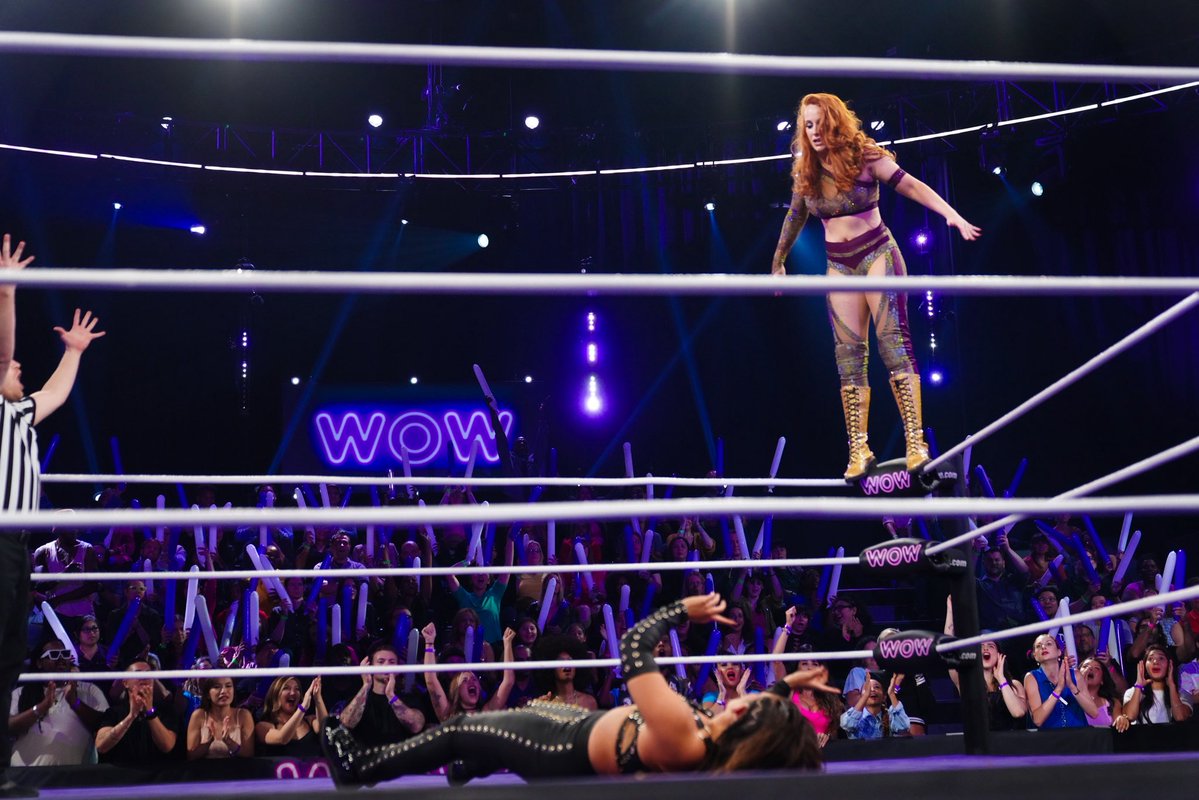 wowsuperheroes's tweet image. Last time, Princess Aussie was pinned by Genesis off the ropes, and it’s clear she was frustrated.
Princess Aussie is back, laser focued, and detrmined to come out on top! 🔥
Catch the Full Episode on YouTube.
#WomenOfWrestling #WOW #WOWTV #ProWrestling #FemaleWrestling…