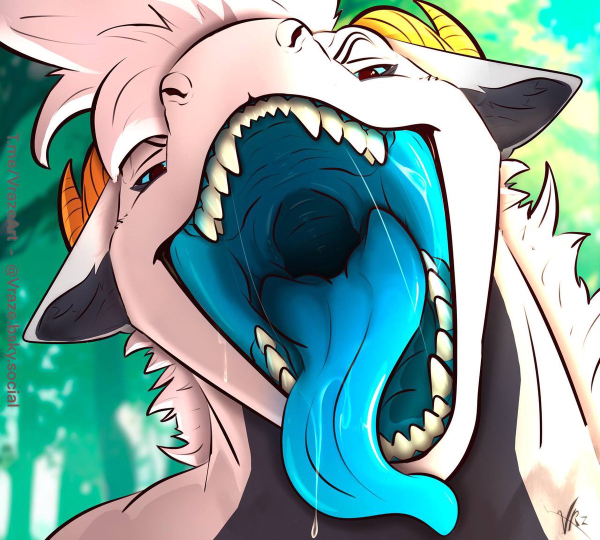 POV: You're about to get one hell of a sloppy makeout
🎨: <a href="/MawsVraze/">t.me/VrazeArt</a>