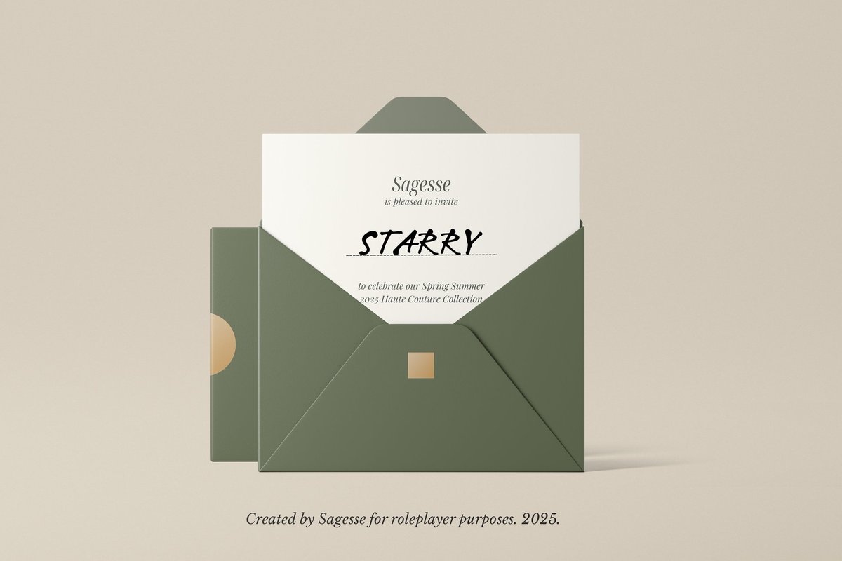 ️️ ️

𝘼𝙣 𝙞𝙣𝙫𝙞𝙩𝙖𝙩𝙞𝙤𝙣 𝙛𝙧𝙤𝙢 𝙎𝙖𝙜𝙚𝙨𝙨𝙚 𝙝𝙖𝙨 𝙗𝙚𝙚𝙣 𝙨𝙚𝙣𝙩 𝙩𝙤 𝙩𝙝𝙚 𝙖𝙙𝙙𝙧𝙚𝙨𝙨

To: <a href="/HYGGEMODELS/">HYGGE MODELS.</a> <a href="/TheArcheBand/">𝐓𝐡𝐞 𝐀𝐫𝐜𝐡𝐞</a> <a href="/STARRY_officiaI/">STARRY</a> <a href="/ELYSIANMODEL/">ELYSIAN MODELS</a> <a href="/OfSTREETKIDZ/">STZ.</a>

️️