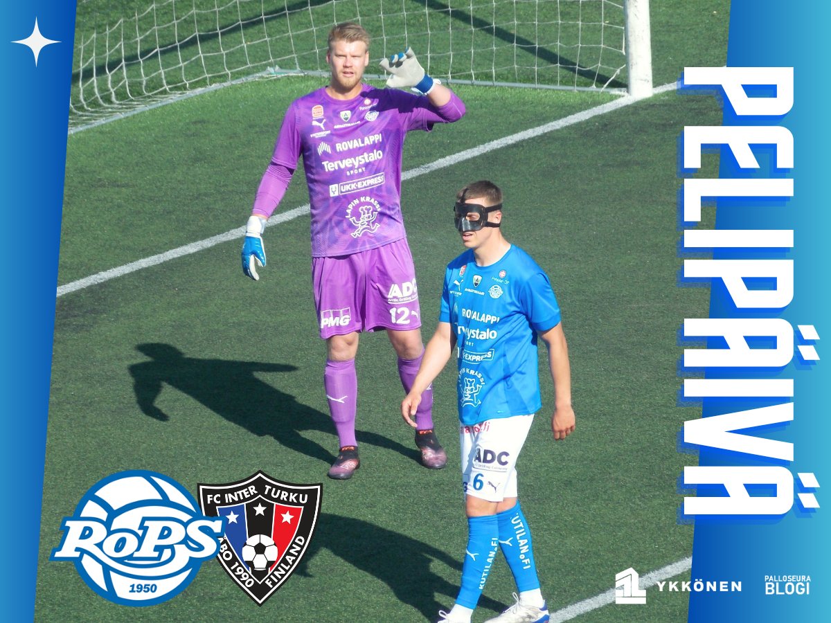 Palloseurablogi's tweet image. #Pelipäivä! Tänään lauantaina Ykkösessä #RoPS-#FCInter2 klo 16.00 alkaen @ Rovaniemen keskuskenttä. Tiukka peli luvassa, mutta usko sinipaitoihin on luja. Tsemppiä peliin RoPS, hoidetaan homma kotiin! 💙 #siniselläsydämellä #Ykkönen