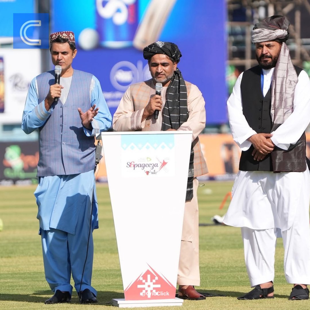 Click_Cric's tweet photo. Shpageeza has officially begun, clicks from the opening ceremony 👇🏼

#SCL2025 #cricclick https://t.co/y1OKd0QKOn