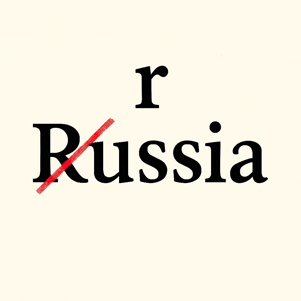 It is “russia,” not “Russia.”

Ukraine’s National Commission for State Language Standards has ruled that writing “russia” in lowercase letters is no longer an error.

I’ve been using lowercase for a long time — because the terrorist state that commits genocide, bombs civilians,