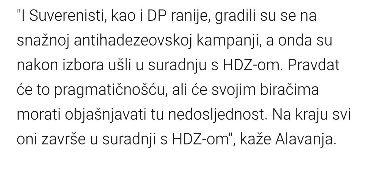 Za razliku od Vrdoljaka i HNS-a koji su to radili za dobrobit djece, dok je Alavanja klimao glavom.