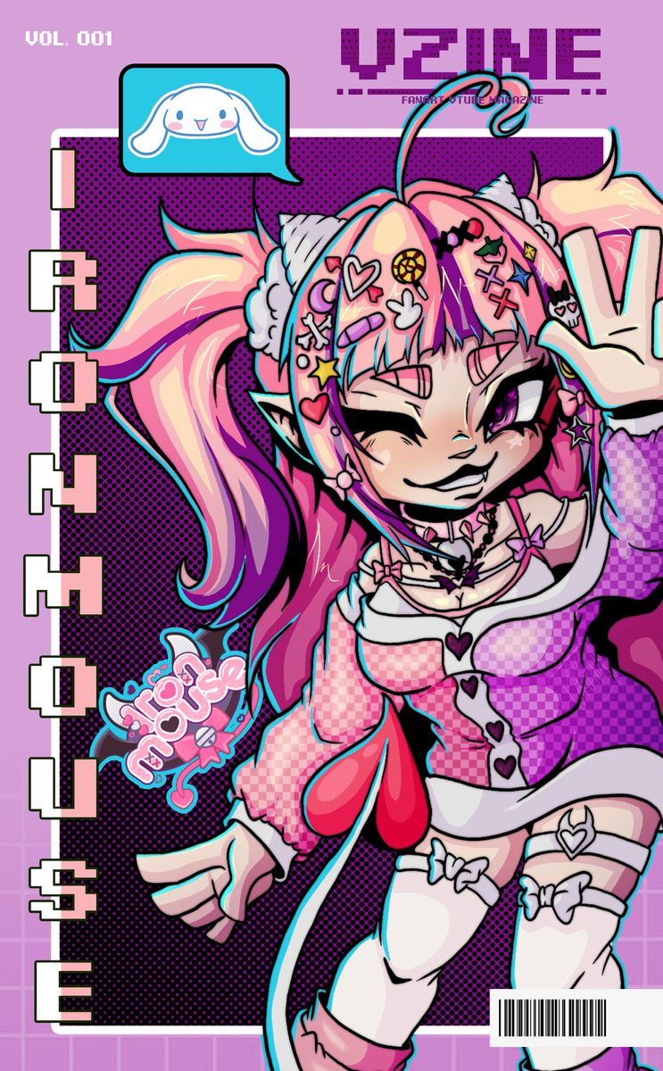 AliceMclean2203's tweet photo. Oooff it's been a long time since I've been on here. But my new art series is now on the way starting with @ironmouse Thank you for being you! Love your music and love your streams! 
#Ironmouse #ironmousefanart #vshojofanart #vtuber #fanart https://t.co/OCeBYUe9wB