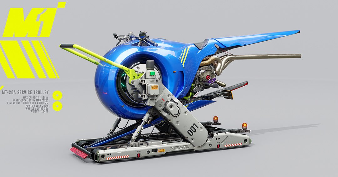 ntai_art's tweet image. Docking the M1 into the service trolley!
Up on my website / #artstation
#conceptart #conceptdesign #digitalart #illustration #cyberpunk #scifi #scifiart #motorcycle #moto #motogp #f1 #sportbike #caferacers #racing #engine #blender3d #zbrush #photoshop #hardsurface #artstationhq
