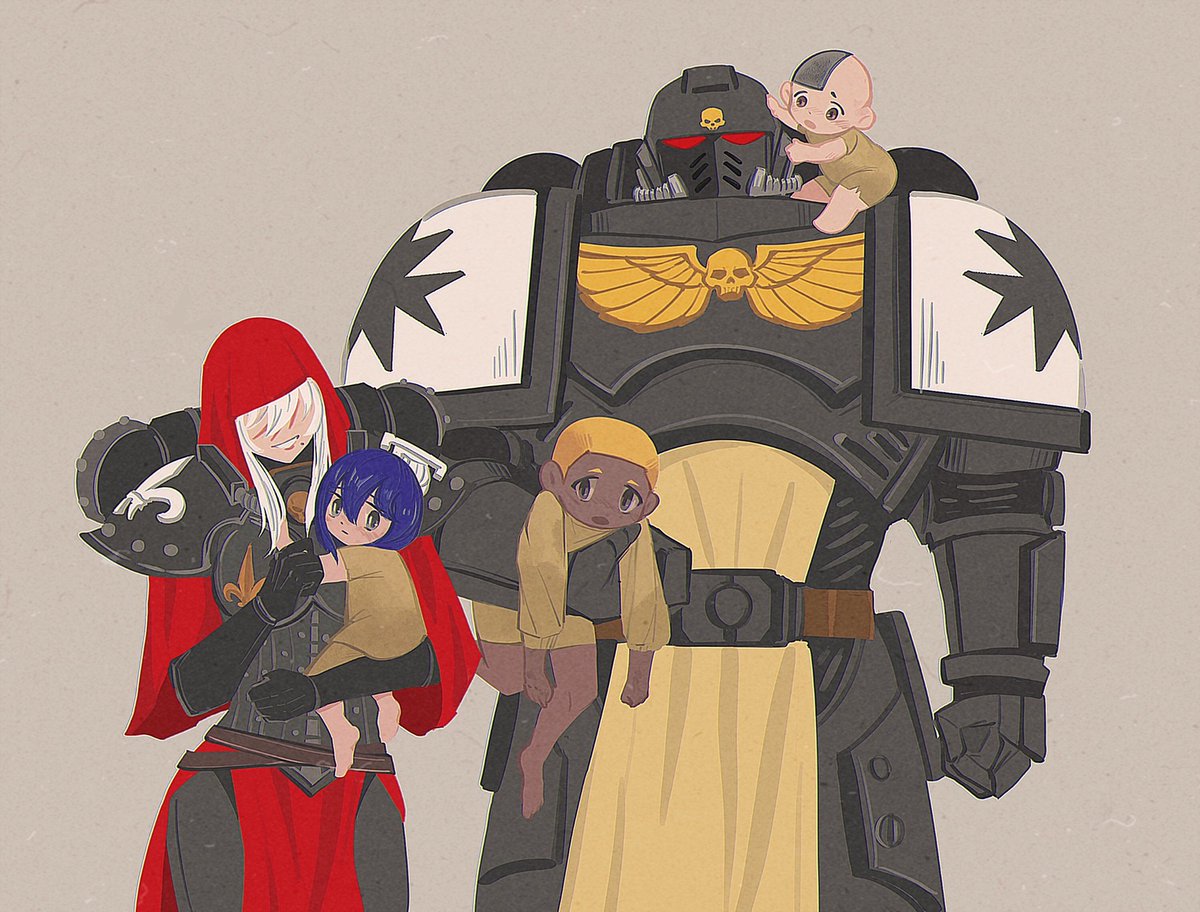 battlecatbeta's tweet image. &quot;Milcah, we need to talk.&quot;
&quot;Talk what?&quot;
&quot;Can you parenting them on the battlefield?&quot;