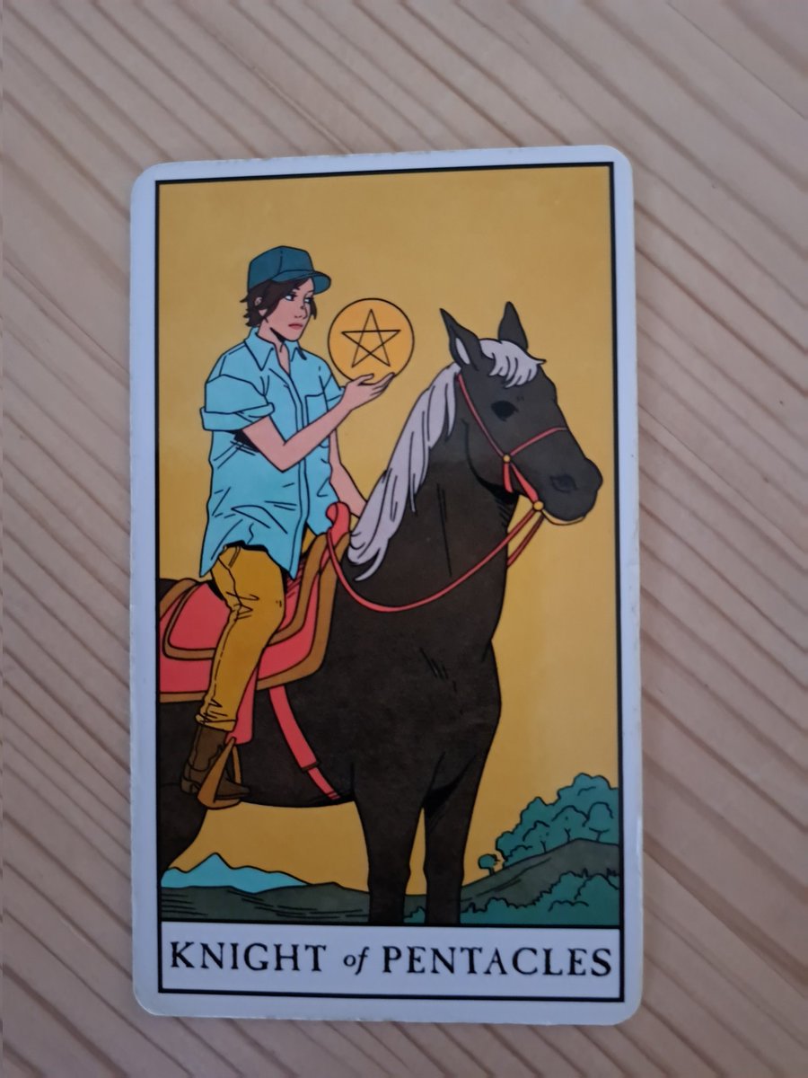 Laurajk32's tweet image. Today's card is Knight of Pentacles
We have to learn how to use the tools in our toolkits before we can work with them.
#work #tools #learn #apprentice
#tarot #tarotmessage #LauraJK32
