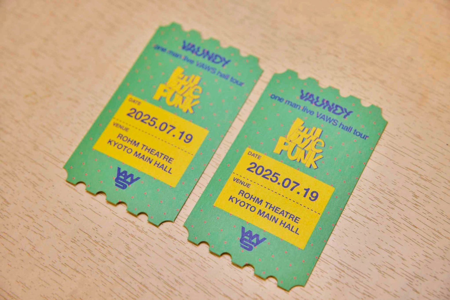 vaundy ピンズ VAWS 限定 Vaundy one man live ARENA tour “FUSION” 」VAWS MEMBERS会員
