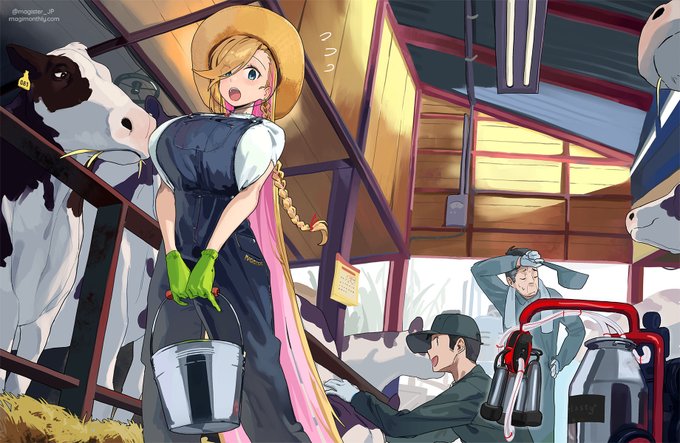 Milking cows 🐮🤠 