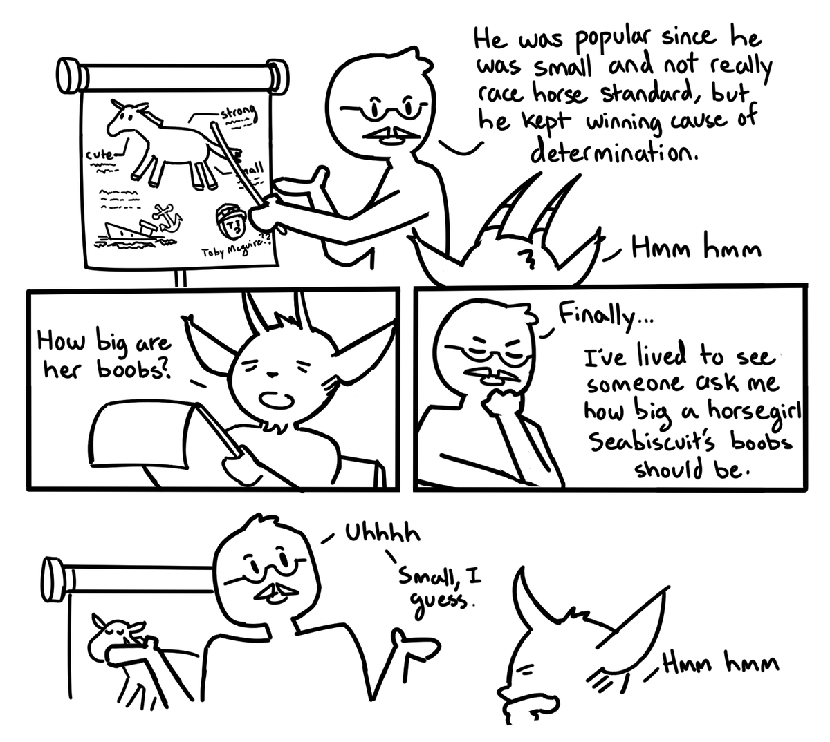 helping a friend design his umamusume oc