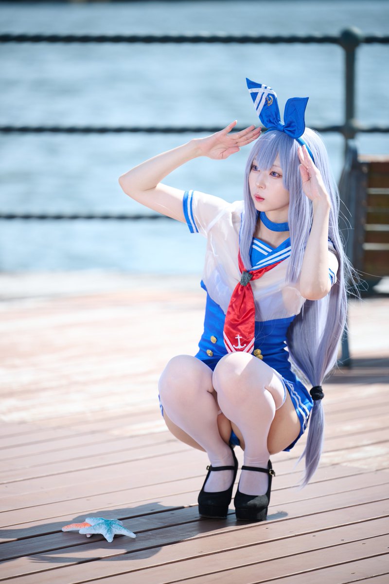 観測中……見えたっ！

#NIKKE夏2025 
#NIKKEcosplay