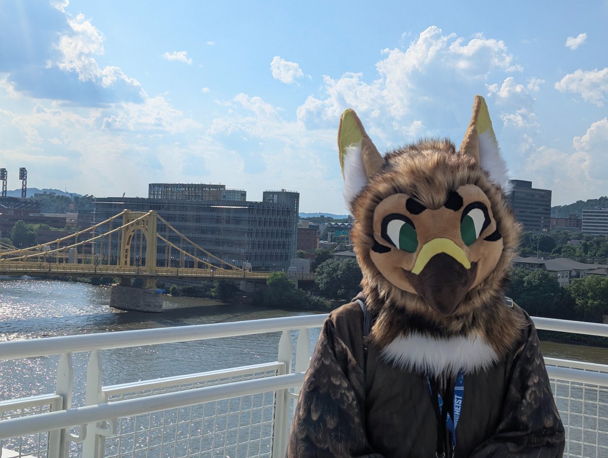 CheskiGryphon's tweet photo. Late #FursuitFriday 
Ohhh how much I miss this place already! https://t.co/GTfnvMSQw9