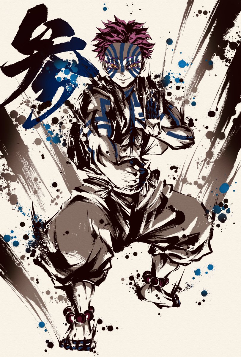spmjg7's tweet image. 猗窩座 襲来 
 #鬼滅の刃  #kimetsunoyaiba 
  #猗窩座