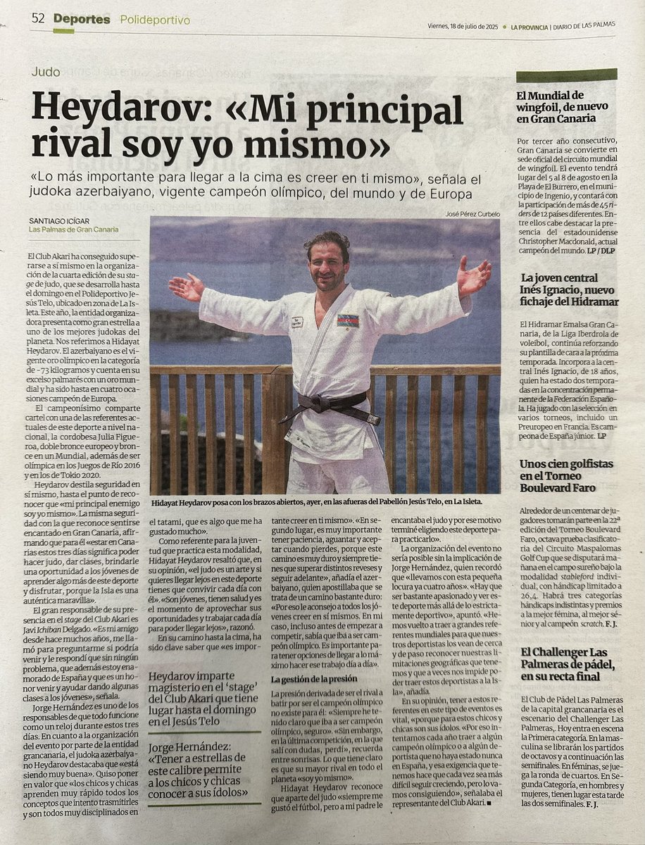 IV STAGE DE JUDO “CLUB AKARI”
El 🥋 en 🇮🇨 en estado puro 💥💥
 <a href="/imd_lpgc/">IMD LPGC</a> <a href="/EducacionGobC/">Educación Gobcan</a> <a href="/fcanjudo/">Federación Canaria de Judo y D.A.</a> <a href="/GranCanariaCab/">Cabildo Gran Canaria</a>