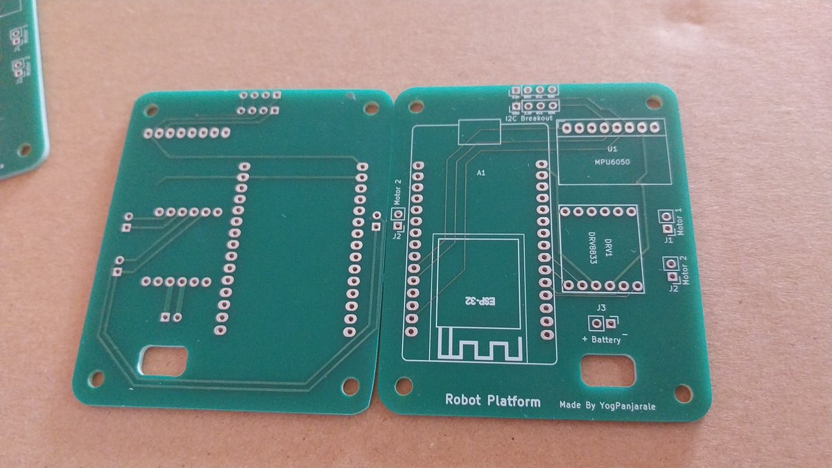 Got the pcbs