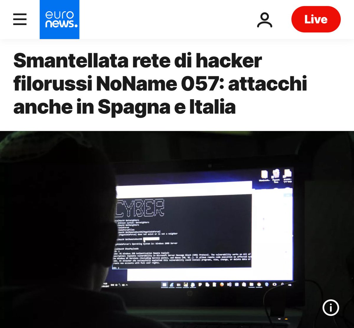 marsetac's tweet image. Nei giorni scorsi è stata smantellata la rete di hacker filorussi NoName057, responsabile di migliaia di attacchi informatici contro tutti i paesi europei, Italia inclusa.
Ora l’intelligence britannica ha individuato e reso pubblici i nomi di 18 agenti del GRU che dall’inizio…