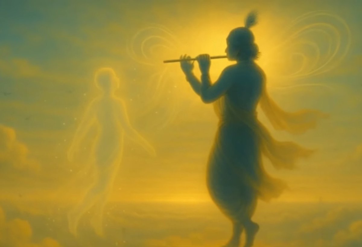 स्वयं की स्मृति का मुक्तिद्वार
धीरे-धीरे खुल रहा है
उस ओर एकांत स्वरूपता का
मंत्रोच्चार है।

#जय_श्री_कृष्ण 
#Hinduism