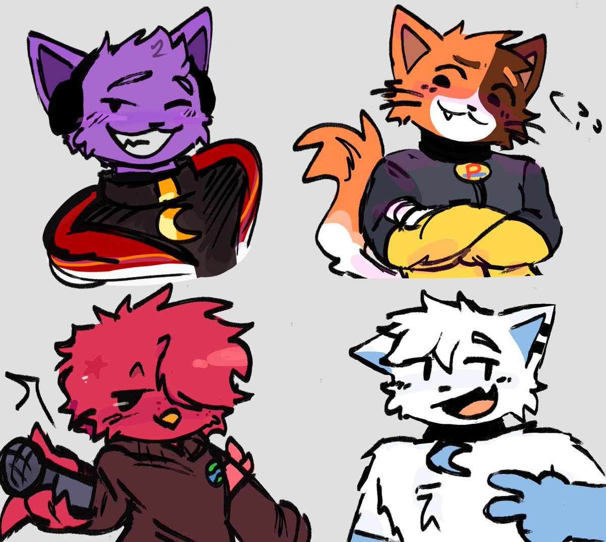 Ocs: <a href="/RorMalitigh/">✨💜GaboXD💜✨</a> <a href="/The_Lunary_Cat/">🐾⛧ Noxis La Gata Estelar ⛧🐾</a> <a href="/WolyPizza/">🌹╰☆☆💍𝓦𝐨𝓁𝔂 𝕨Ｏ𝑜ⓓℙ𝑒𝔠Ҝ𝐞г 💍☆☆╮❄️</a> <a href="/SatoruArt001/">🌙💙Satoru💜🌙</a> 3 gatos y un pájaro, cuidao que se lo coman :"v #artfurry