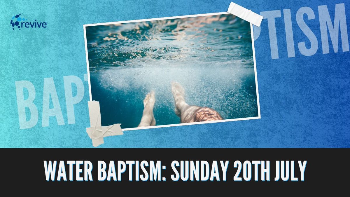 ReviveChurchUK's tweet photo. TOMORROW! – 10:30am Will be our Water Baptism Celebration

Cafe opens 10am for coffee &amp; cakes.
Service from 10.30am til 12noon.
Revival Kids during the message. 
Soft Play in the Tipi, with sound relay throughout for littlest ones. (Unmanned). 
Let Loose Adventure Park event dome https://t.co/tCAgpqXQIW