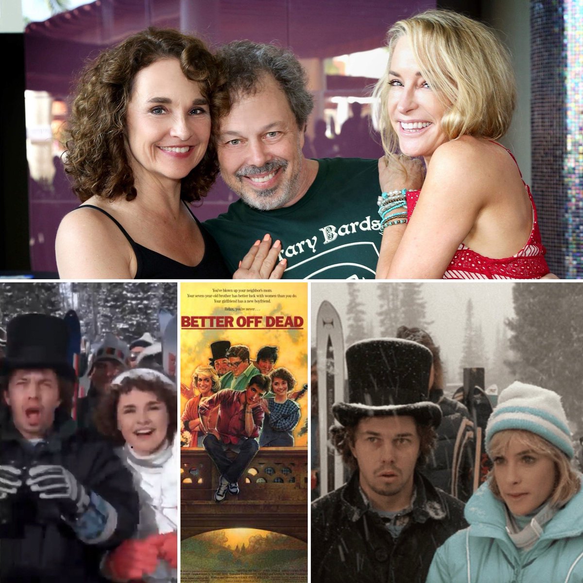 DianeFranklin80's tweet image. Celebrating the 40th Anniversary of the 1985 comedy “Better Off Dead!” With my actor frieeendz Curtis Armstrong and Amanda Wyss!
#comedy #80s #movies #comedy #dianefranklin #memories