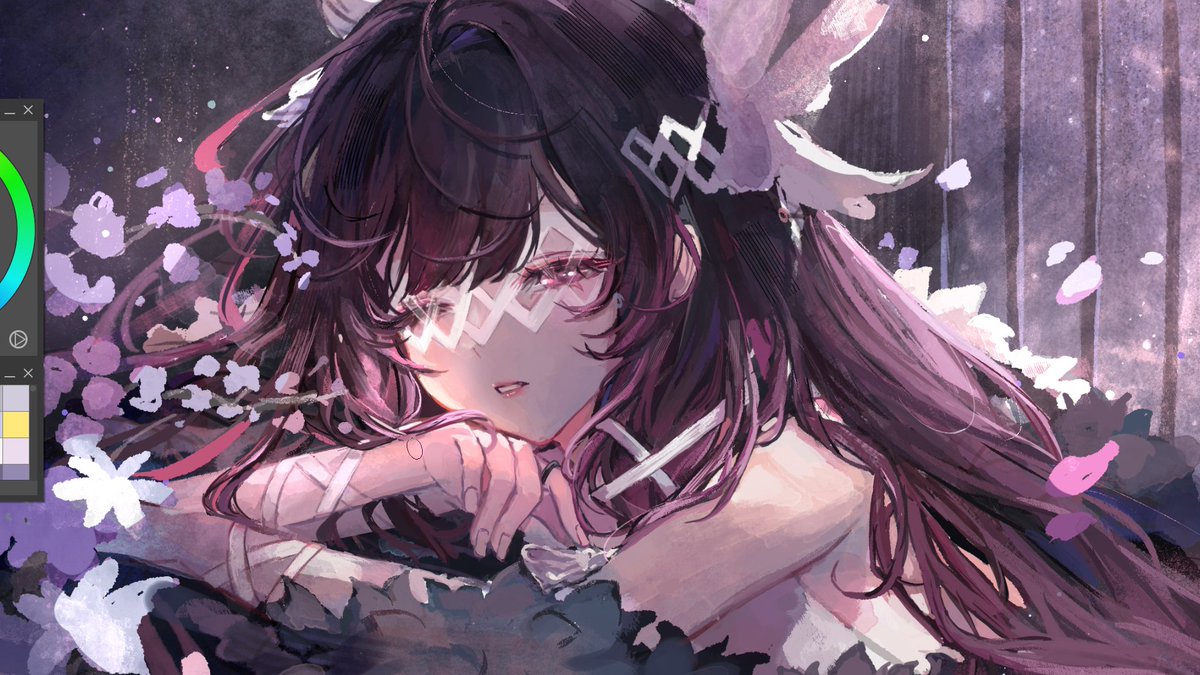 skye_lix's tweet image. #Columbina wip♡