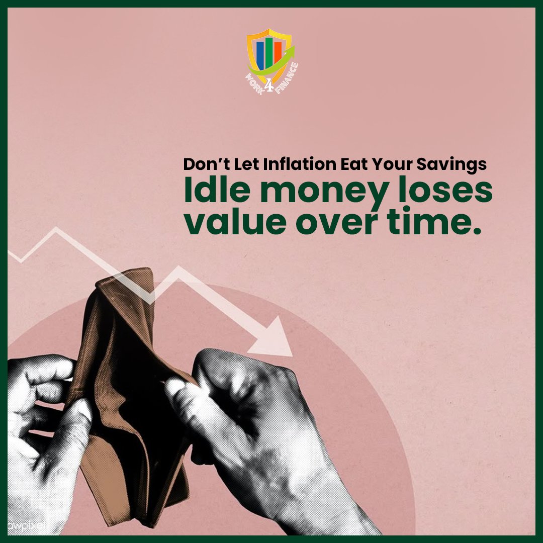 work4_finance's tweet image. Your money in the bank is safe, but is it growing?
Beat inflation by parking money in better options.
DM us to explore safer, smarter alternatives.
#Work4Finance #InflationImpact #SmartSavingTips #MoneyGrowth #FinanceForEveryone