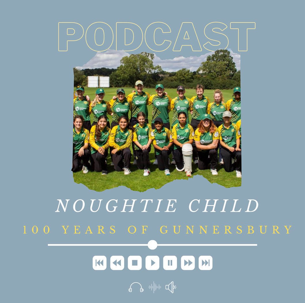 00ChildPodcast's tweet image. Welcome to 100 years of Gunnersbury Women’s Cricket Club – an audio documentary 🟢🟡
We are here to celebrate the centenary of Gunnersbury Cricket Club with the help of players, committee members and historians
open.spotify.com/episode/4XFqf6…