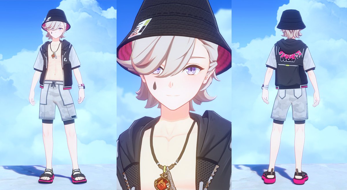 Lyney Mod #Lyney Summer Skin Mod (Download link in the thread below)