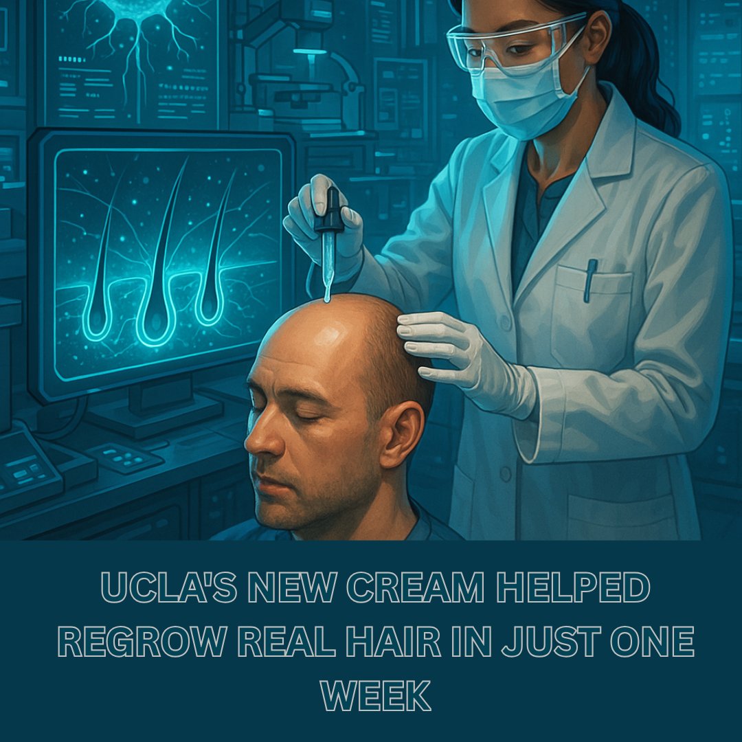 🚨 Hair loss breakthrough? UCLA’s PP405 targets dormant follicles via stem cell metabolism. Early trials show regrowth in 1 week. If proven safe, this topical could redefine hair restoration. Still needs FDA nod. Biotech is moving fast  like CRISPR!
🔗 mymodernmet.com/pp405-hair-los…