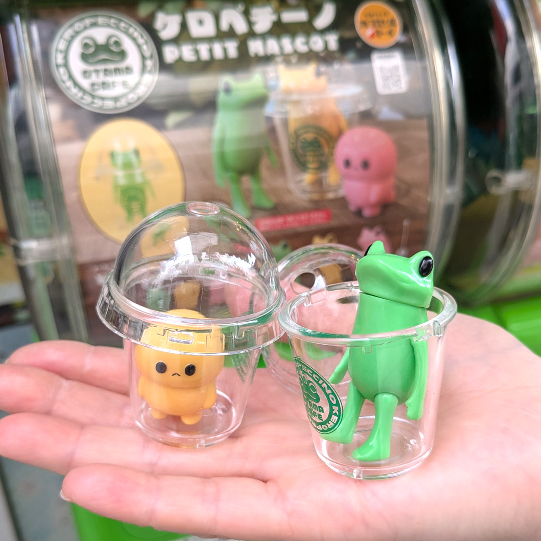 タケヤマノリヤ　カエル　ケロペチーノ　ソフビ Amazon.co.jp: タケヤマノリヤ ケロペチーノ ピンク カエル ソフビ