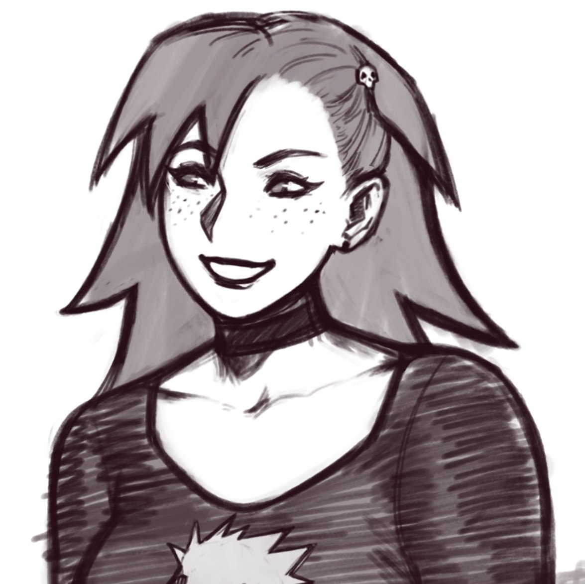 NireFuster's tweet image. I'm finally getting around to drawing her again too, since people seemed to actually like her last time