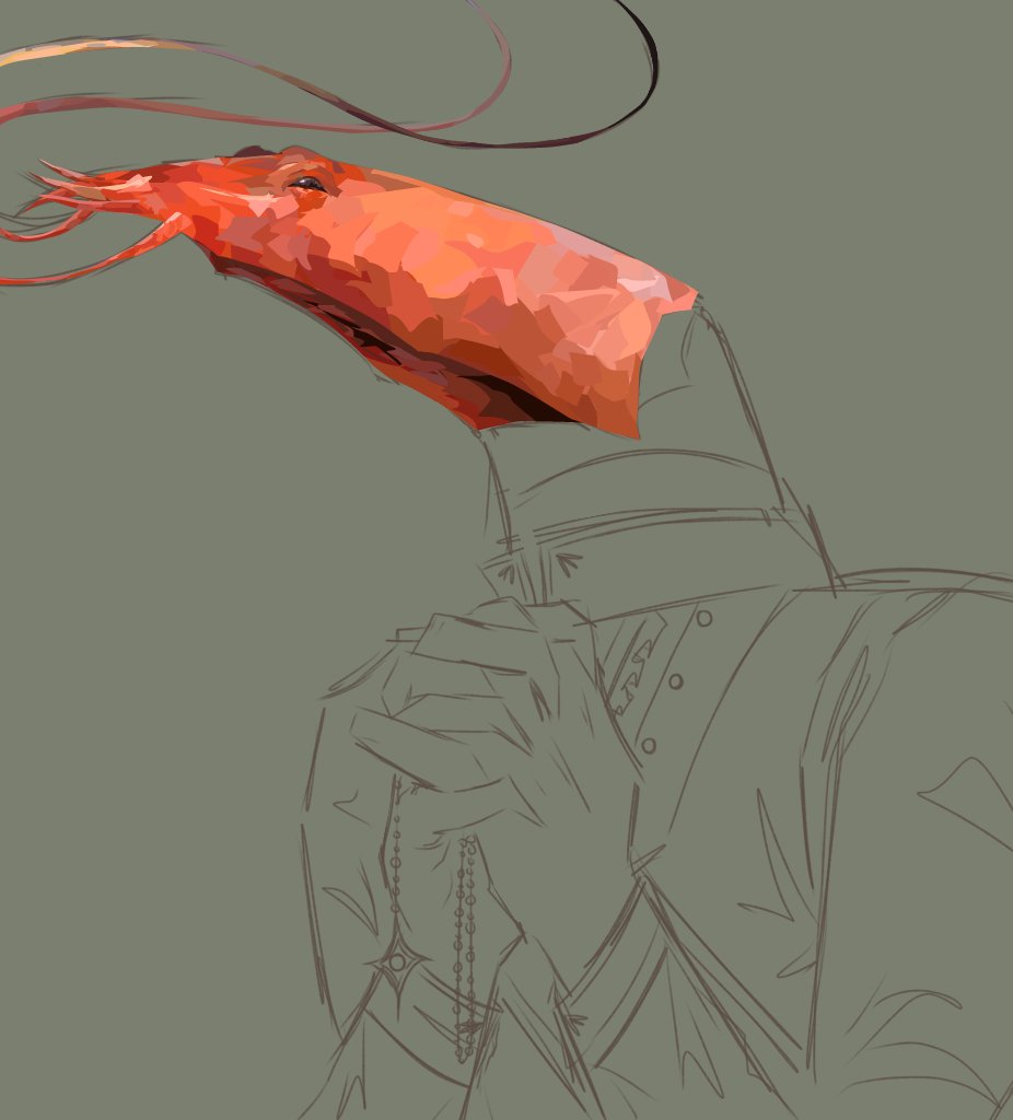 Little update for the oc sketch I posted a bit ago, will likely finish tmrw :)