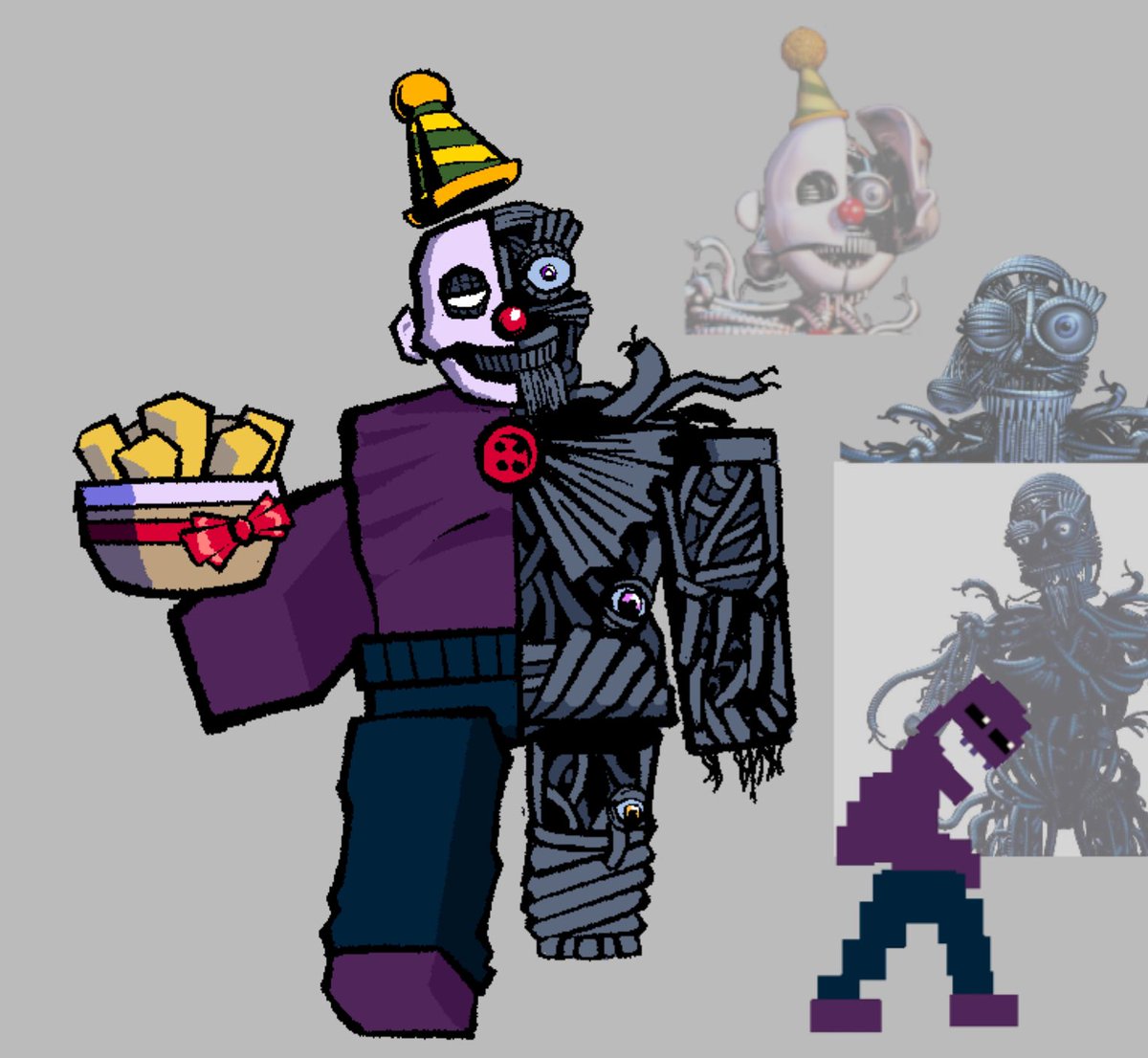 calamarix's tweet image. Ennard Noli skin idea I had

#forsaken #forsakenroblox