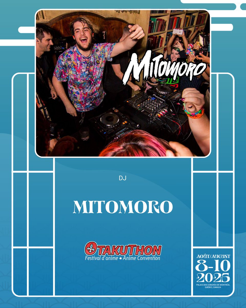 otakuthon's tweet image. 📣 NOUVELLEMENT INVITÉ·E : Mitomoro 📣
Ses titres sont diffusés sur des labels de renom tels que PC Music et S2TB Recordings. Artiste de musique, de production et DJ, @Mitomoro est là pour vous faire bouger! 🔊
🔗 go.otakuthon.com/XbUkb
@AtkTheMusic
