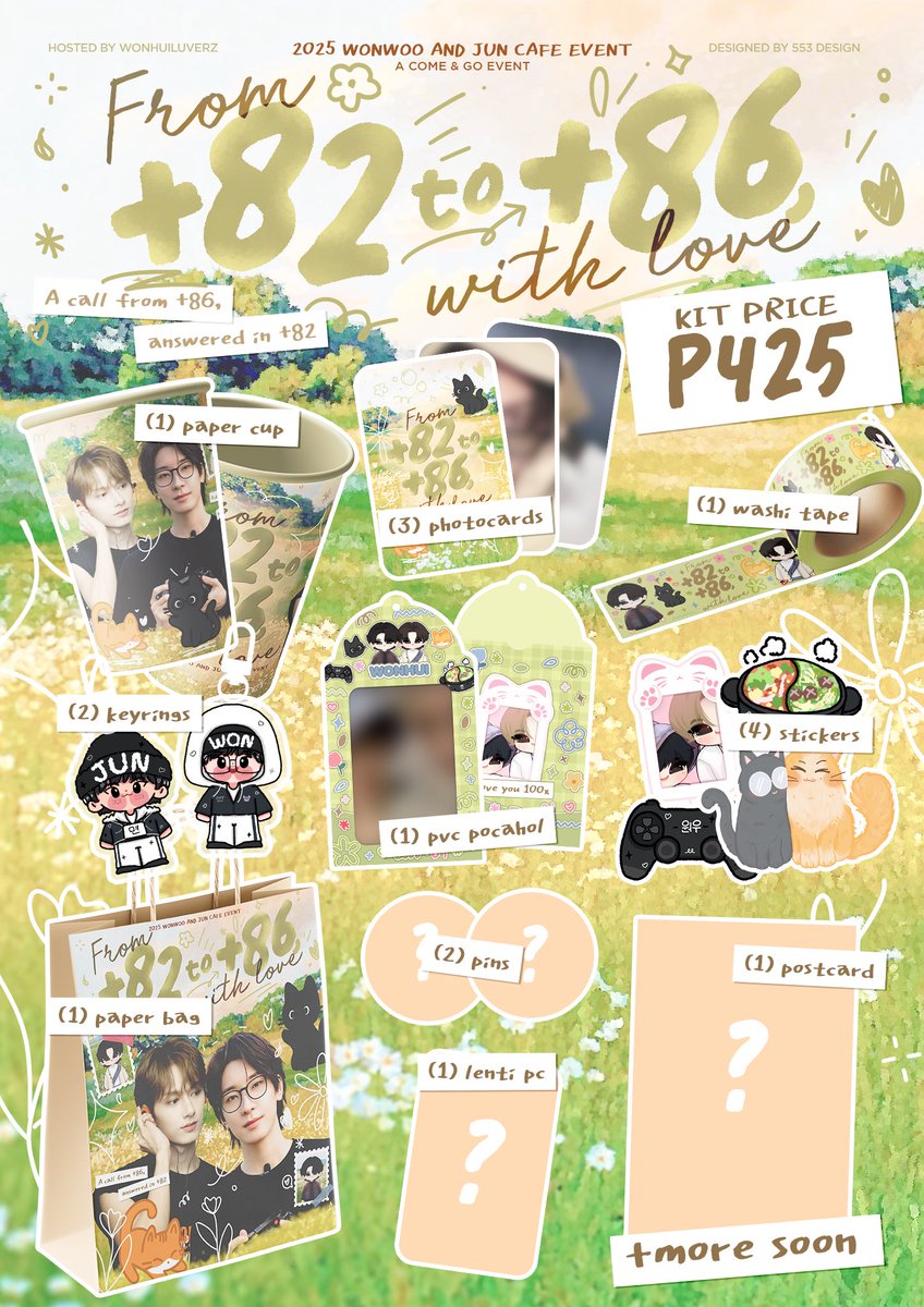wonhuiluverz's tweet photo. 𝓯𝓻𝓸𝓶 +82 𝓽𝓸 +86, 𝓦𝓲𝓽𝓱 𝓛𝓸𝓿𝓮 🫧📞

here’s a little peek into all the cuteness of our kit inclusions that you’ll be getting~🎐

limited kits are still available!

registration here: https://t.co/QzOu7NuxoJ

#원휘 #wonhui #佑灰 #ウォヌジュン #준휘 #원우 #F8286WONHUICSE https://t.co/pKuekWmJwa
