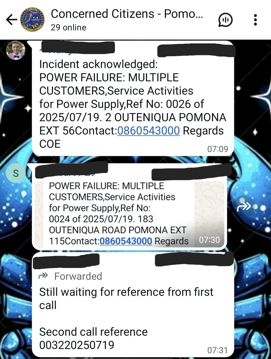 zsszonyane's tweet image. 📢 ⚡️ #KemptonPower 🔴⚠️
@City_Ekurhuleni @CoE_Call_Centre
@nkosindiphile_x @SAPoliceService
This thuggery, that was previously reported to be a syndicate that involves officials and service providers, must stop. We've been without 🔌 💡 since just after midnight.
#CoEPower…