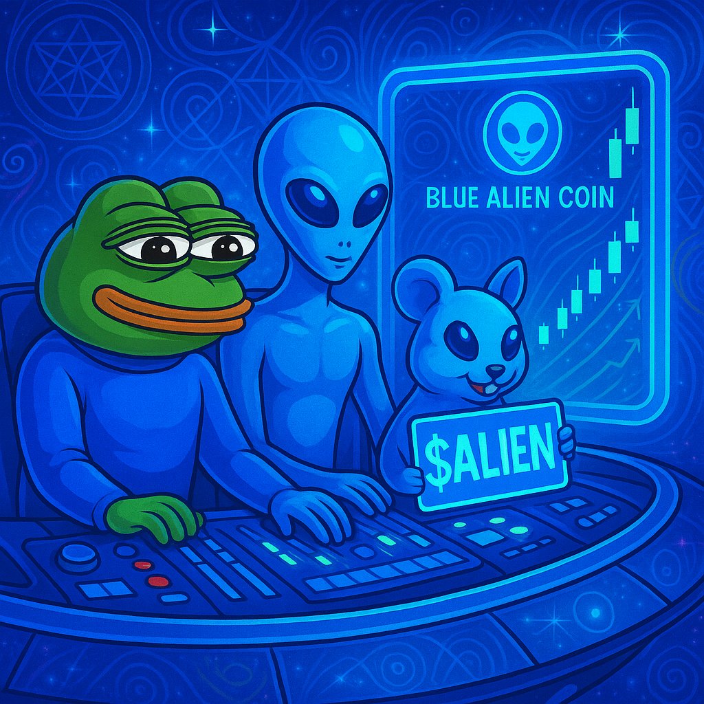 🛸 $ALIEN | Blue Alien Coin
Where Memes Become Reality. Powered by #XRPL.

💠 A planetary experiment in open-source resonance, $ALIEN is a decentralized digital token created for artists, builders, and curious minds who sense we're not alone🛸💫