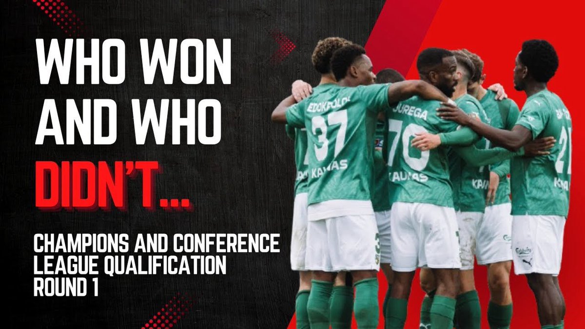 NEW 🦶⚽️ PODCAST!

What’s left after the dust settled? #UCL and #UECL Qualification round 1 review

Latvia becomes first to drop 2, Estonia rises, and Lithuania slides + QR2 preview and pairings

🍎 podcasts.apple.com/lv/podcast/bal…
🟢 open.spotify.com/episode/1G9gLZ…
📺 youtu.be/x-sXGVo-TLU?si…