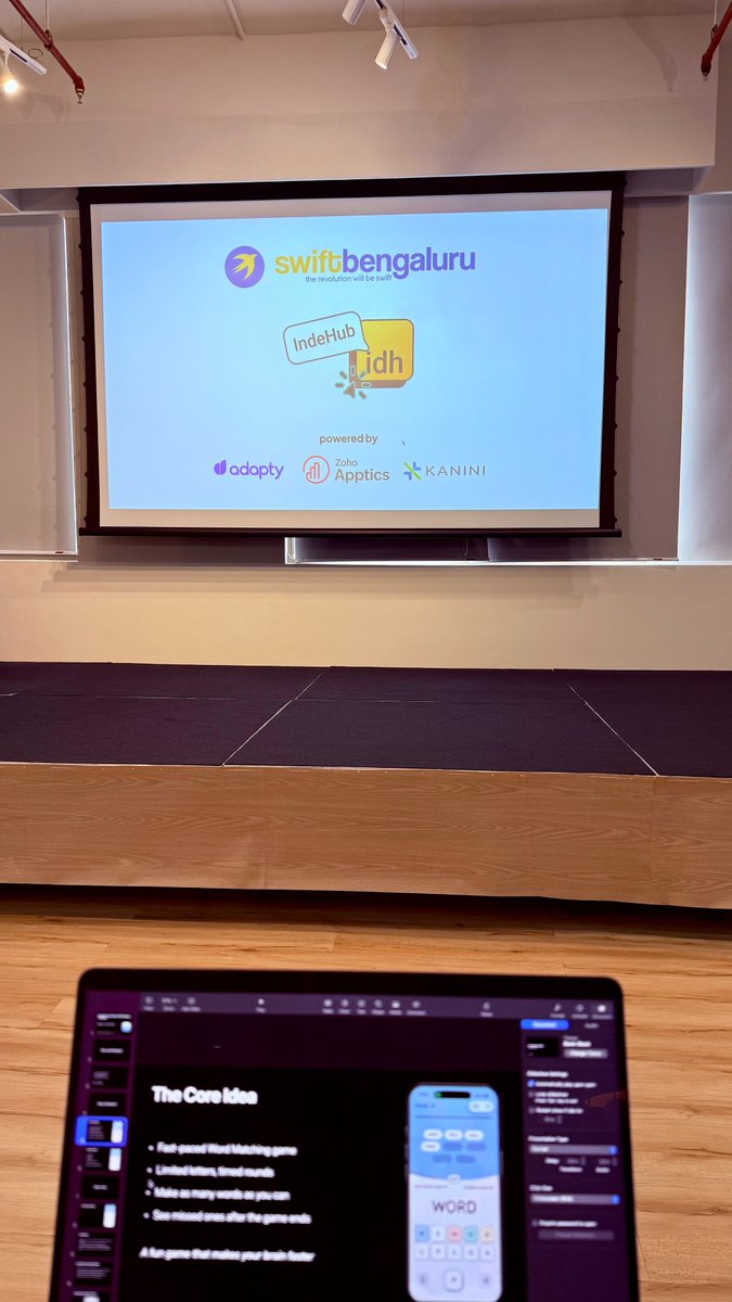 Shubham_iosdev's tweet image. Hackathon Demo Day | Swift Bengaluru x IndeHub.
Excited to show our App to the judges. :D
May the best team win ✨
@IndeHub @SwiftBengaluru