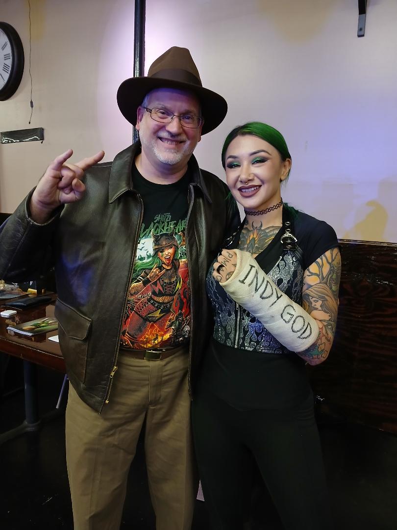 DavidPeifer's tweet image. Met the Indy God Shotzi Blackheart at ACW 7/19/2025 dressed as Indiana Jones @ShotziTCB @ACW_Pro